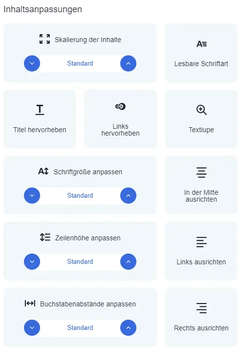 Barrierefreiheit Accessibility Tools 2
